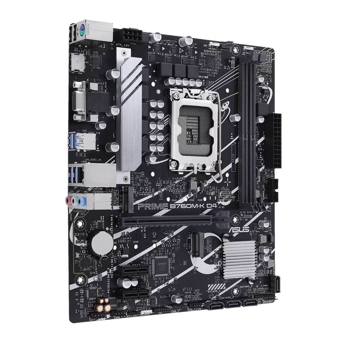 Motherboard Asus PRIME B760M-K D4 LGA1700 DDR4 PCIe 4.0 Aura Sync RGB